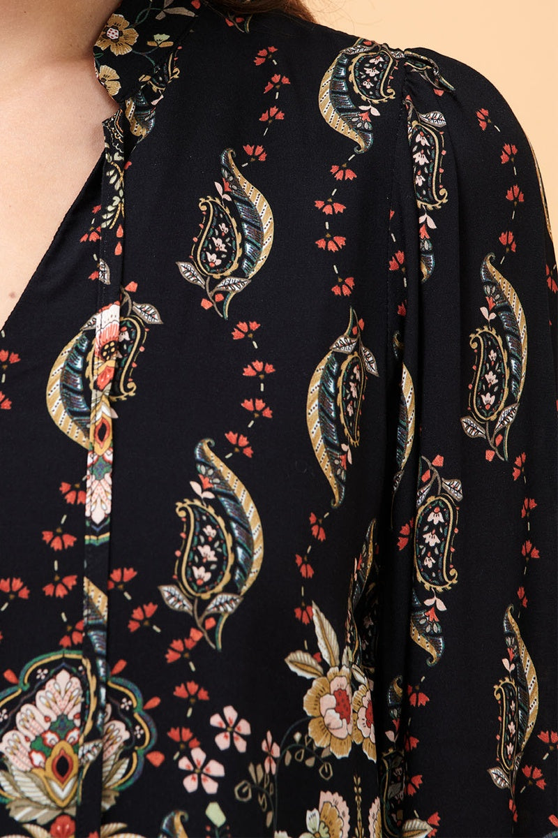 La Fée Maraboutée - Blouse Citrus Noir