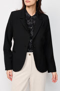 Bonny Black Tailored Collar Jacket