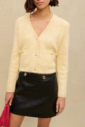 Lambskin Leather Skirt - Black