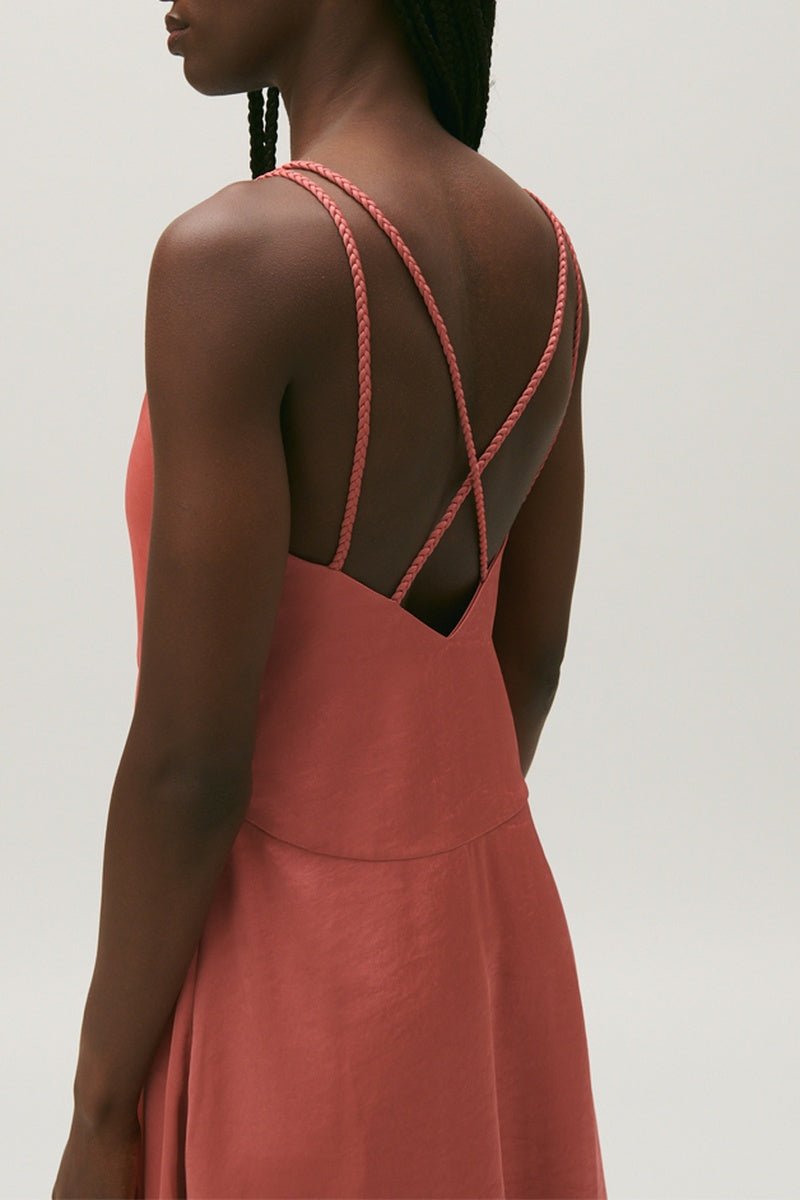 Claudie Pierlot - Robe C&T - Roya - Terracotta