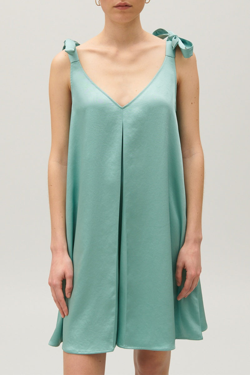 Vestido C&T - Rizzie - Verde Agua