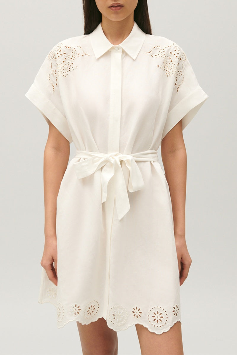 Vestido C&T - Raflia - Crudo