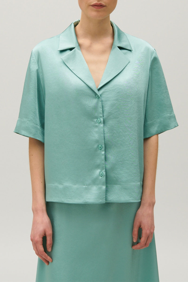 Claudie Pierlot - Camisa - Curiosite - Verde Agua