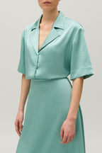 Claudie Pierlot - Camisa - Curiosite - Verde Agua