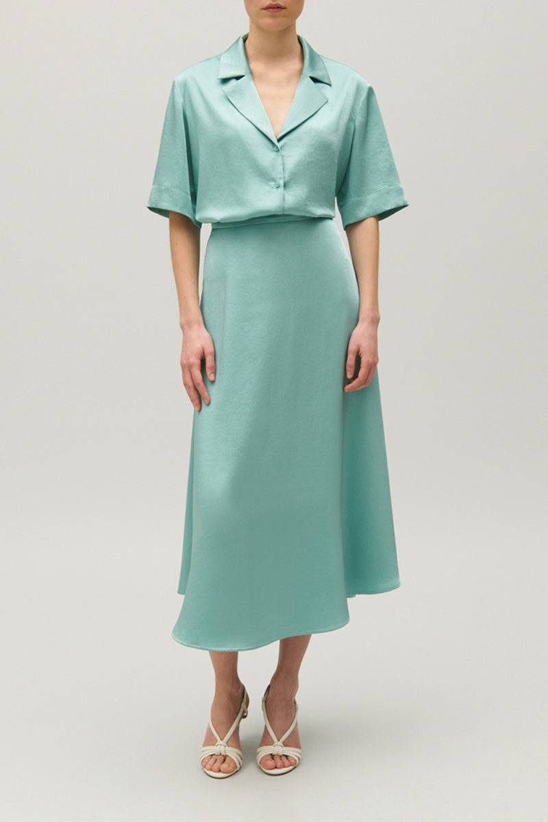Claudie Pierlot - Camisa - Curiosite - Verde Agua