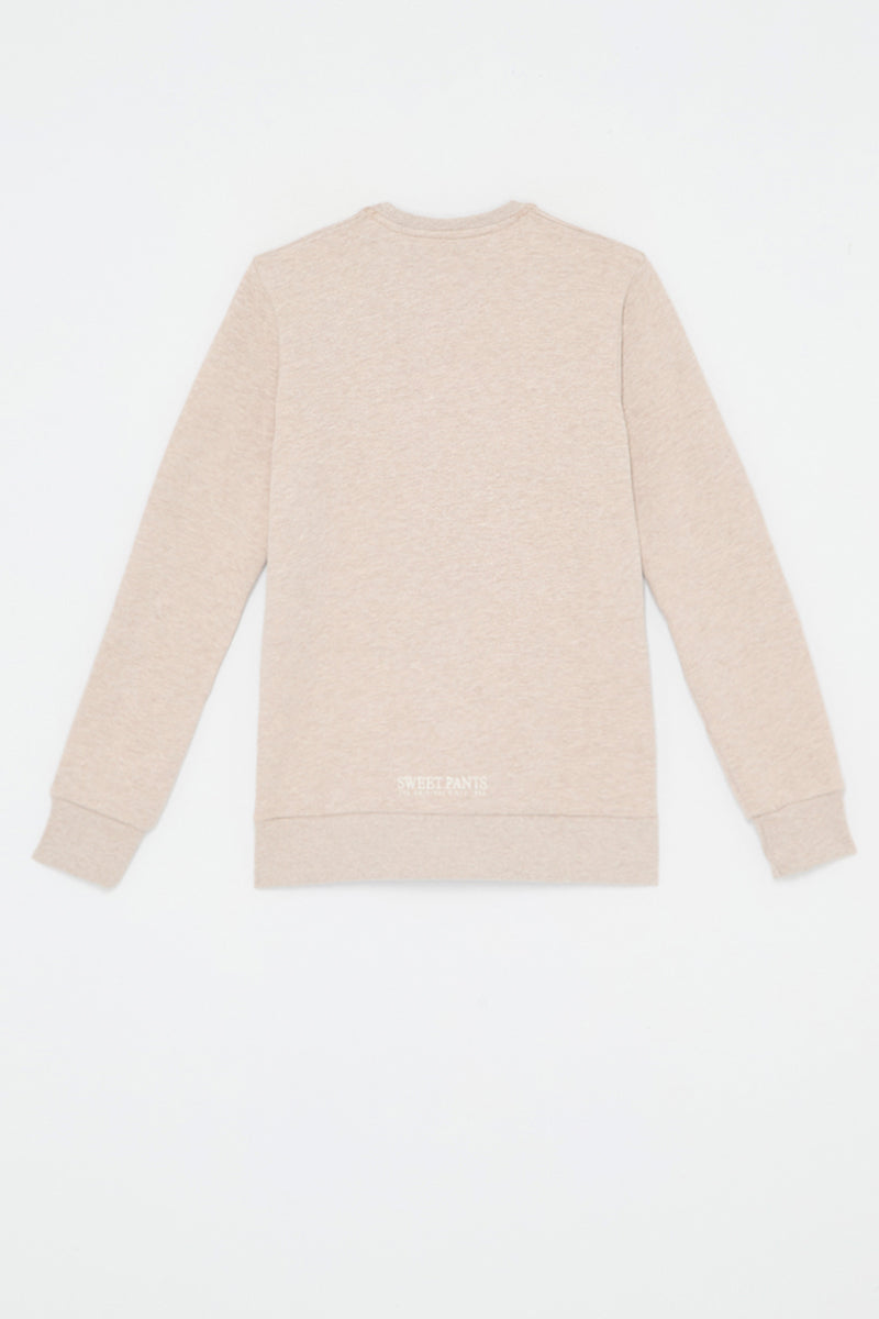 Sweet Pants - Kid Wide Crew Sweatshirt - Gray - Children