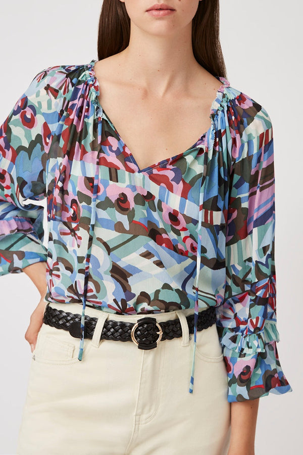 Blusa Lilian Vert D'Eau
