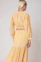Berenice - Chemise Courte Imprimé Manc Ballon - Sunshine