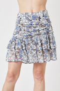 Ruffled Skirt - Blue
