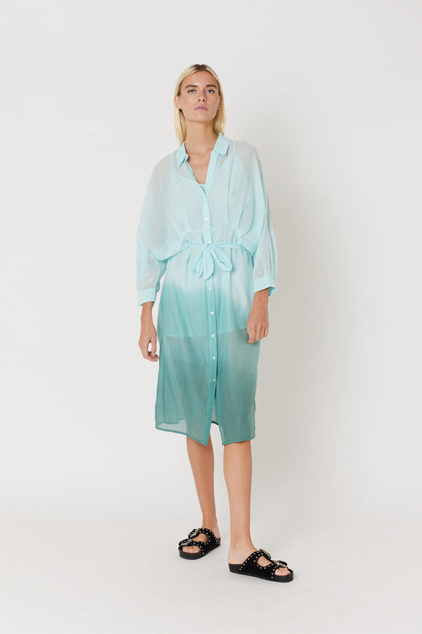 Berenice - Robe Mi Longue Tie Dye - Duck