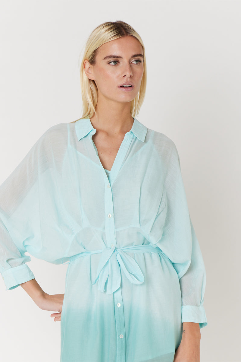 Robe Mi Longue Tie Dye - Duck