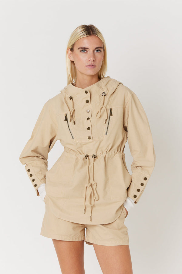 Berenice - Parka Unie - Beige