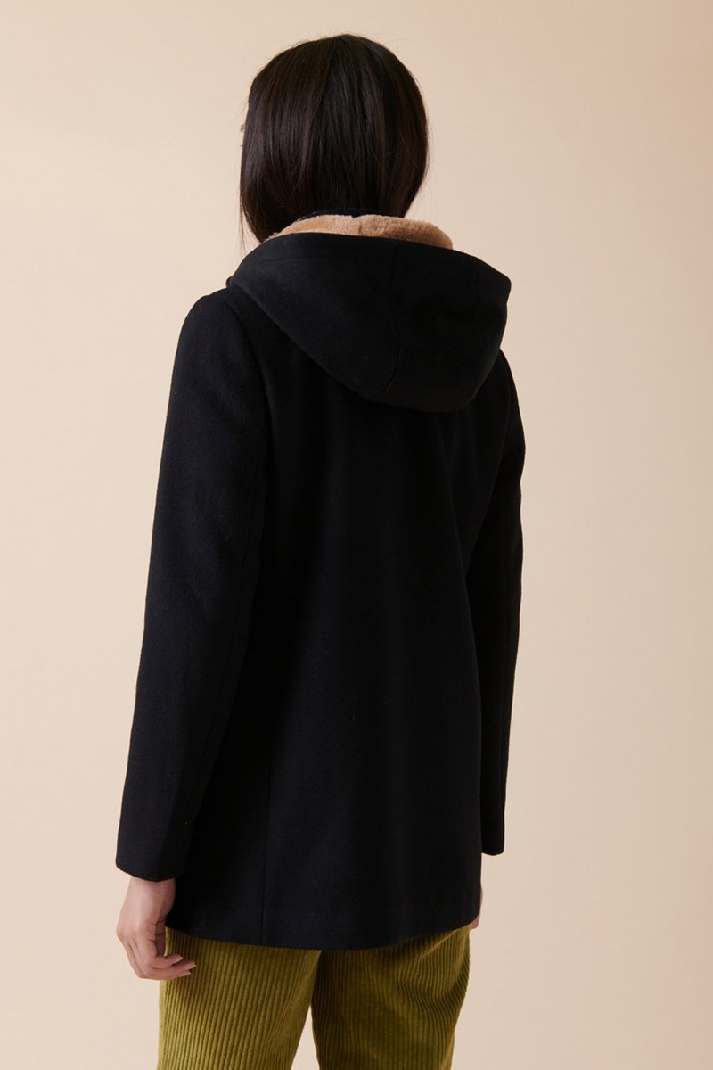 Lucerne Wool Coat - Black