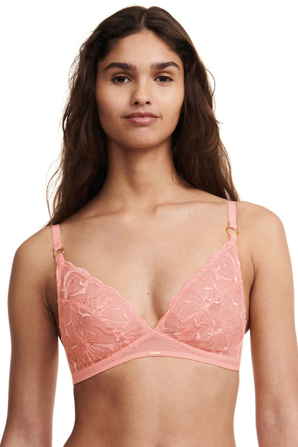 Soutien-Gorge Fleurs - Nectarine