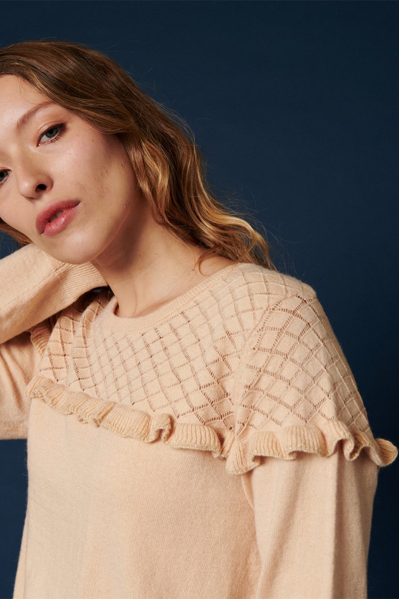 Karl Marc John - Pull En Laine Et Cachemire Macadam - Beige