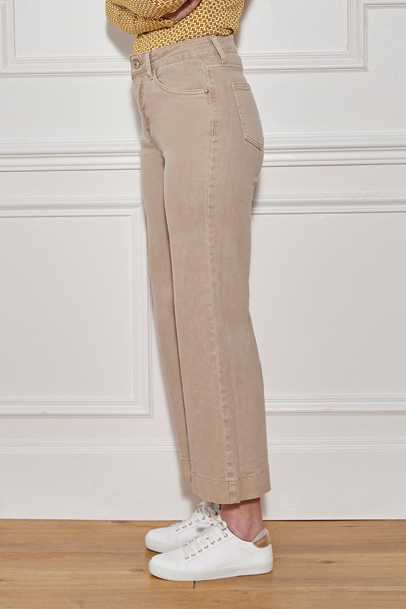 7/8 High-Waist Prisca Jean - Beige