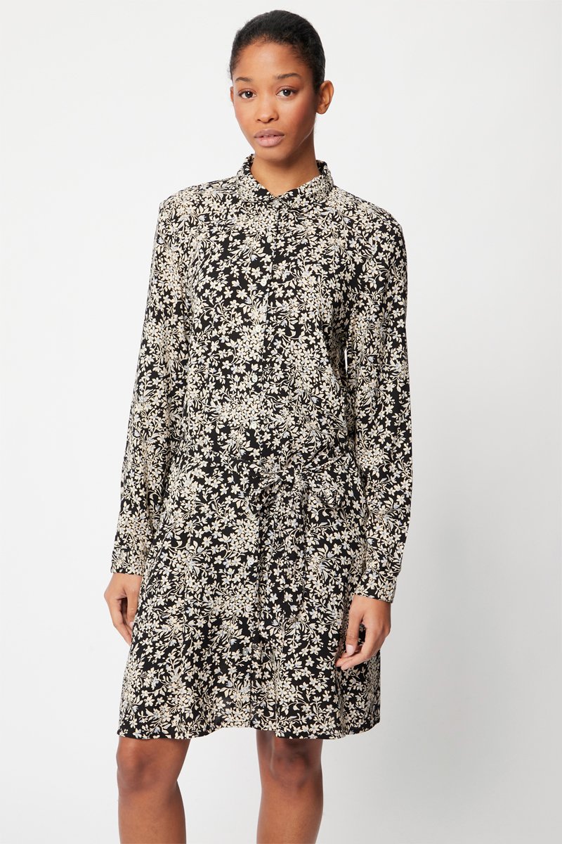 Karl Marc John - Robe Chemise - Noir Et Blanc