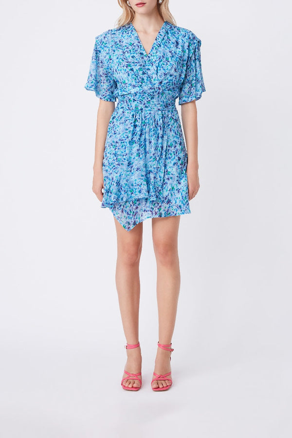 Vestido Cruzado Ceren - Azul
