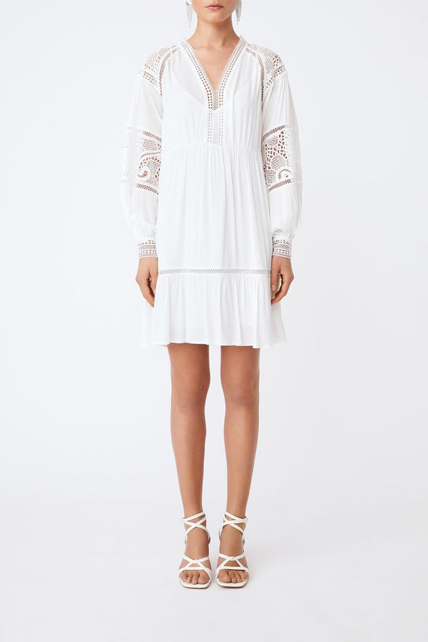 Vestido Recto Chloe - Blanco