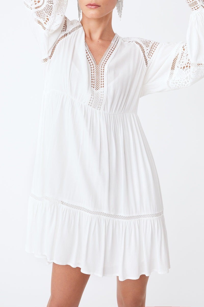 Robe Droite Chloe - Blanc