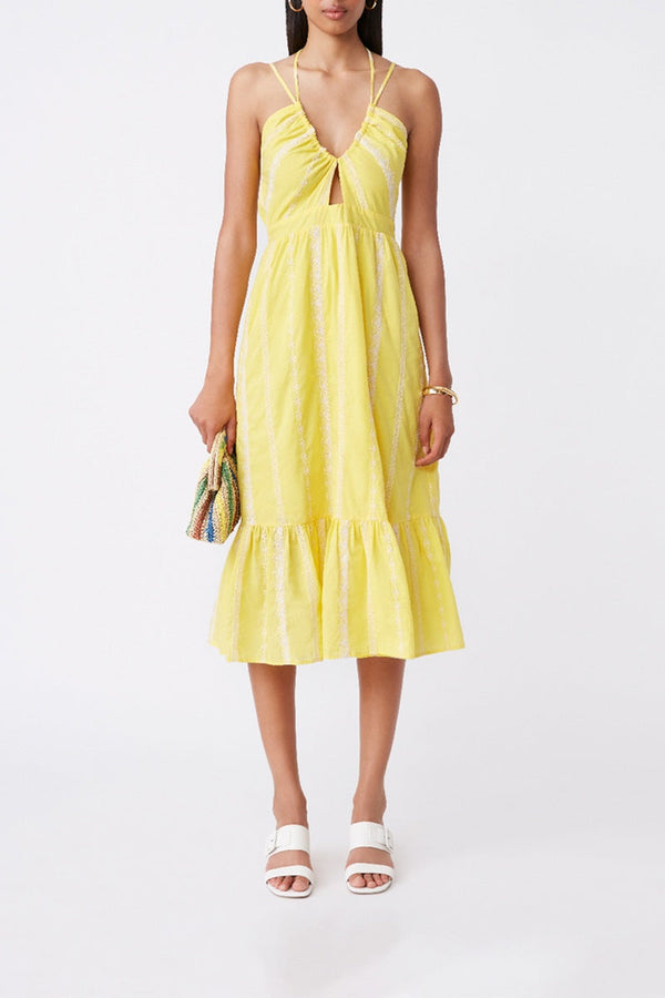 Casa Midi Dress - Yellow