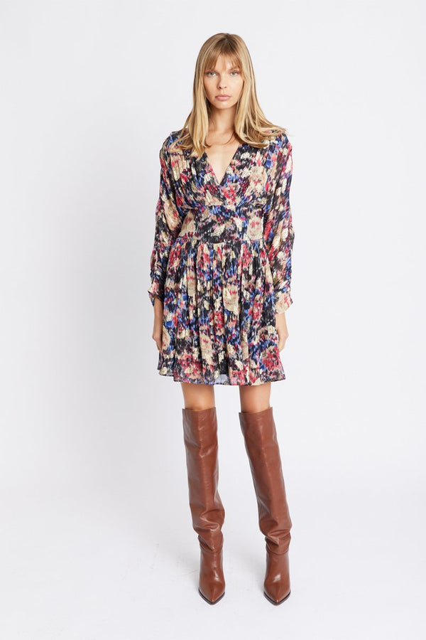 Berenice - Robe Decolte Imprimé - Printlouna