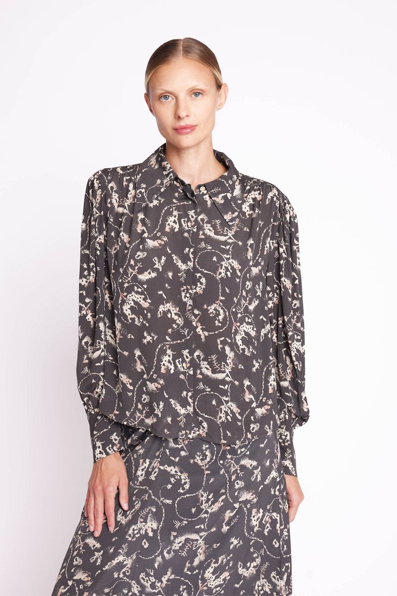 Berenice - Chemise Large Col Imprimé - Valerianne Print