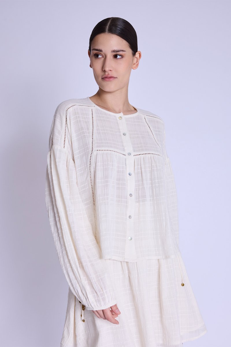 Berenice - Chemise Manche Tombante - Offwhite