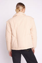 Berenice - Manteau D'Hiver Uni - Oldpink