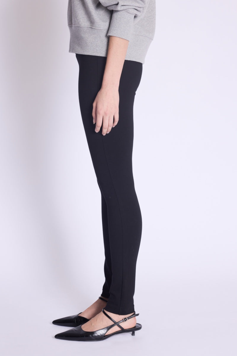 Berenice - Legging With Ankle Zip - Black