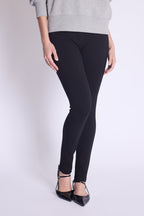Berenice - Legging With Ankle Zip - Black