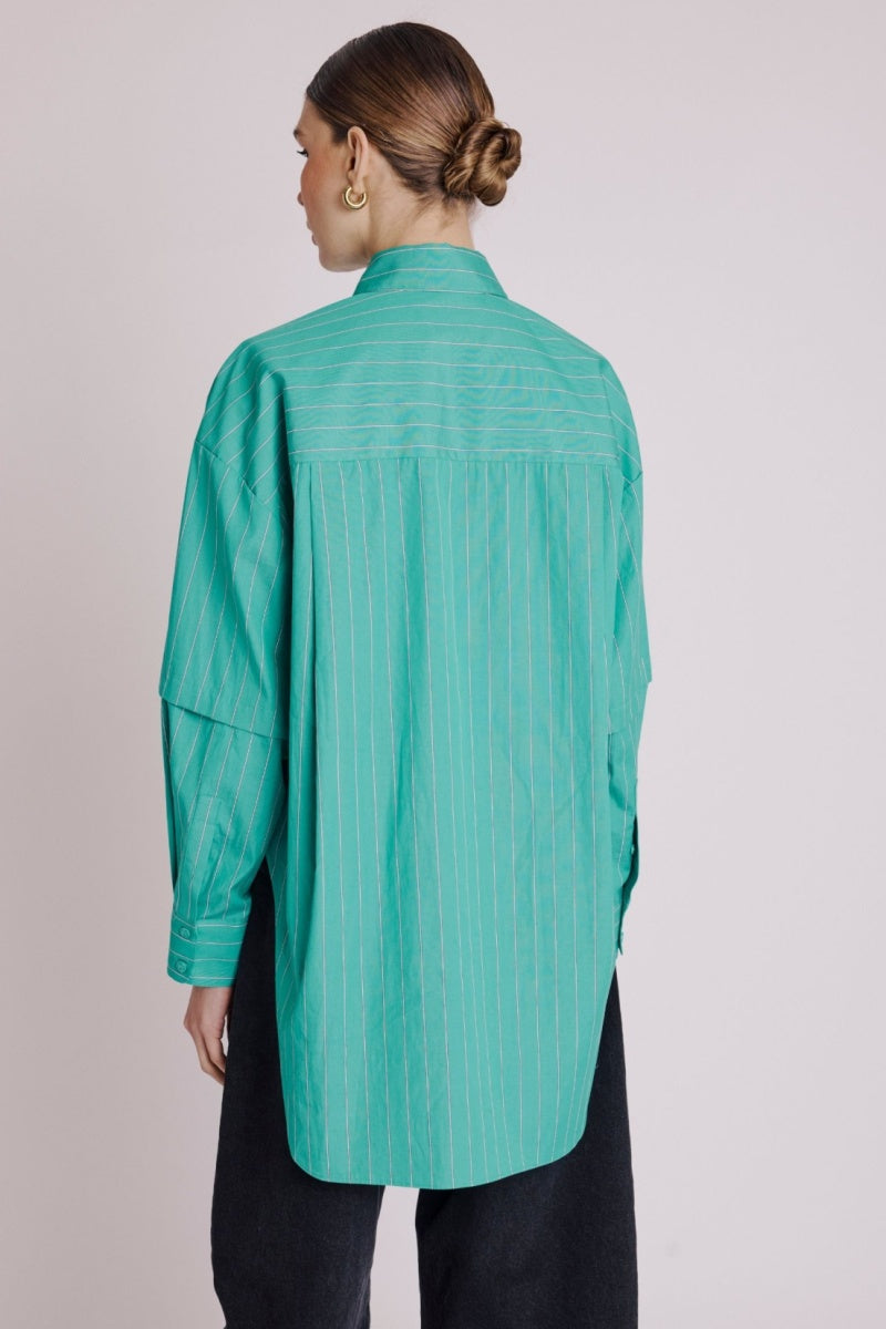 Berenice - Chemise Rayee - Greenstripes
