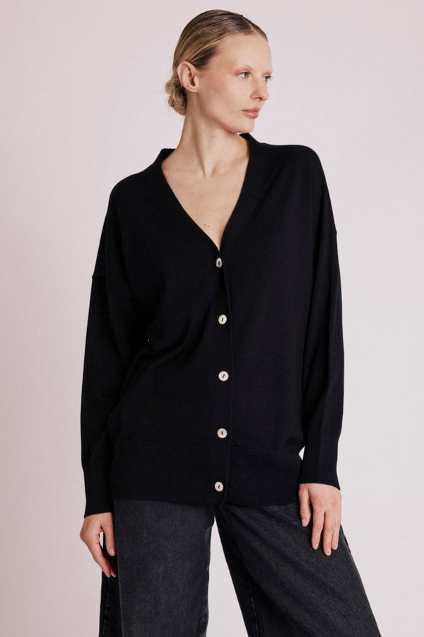 Berenice - Cardigan Oversize Col V Ml - Blackforest