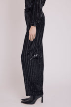 Berenice - Pantalon Droit Imprimé - Black