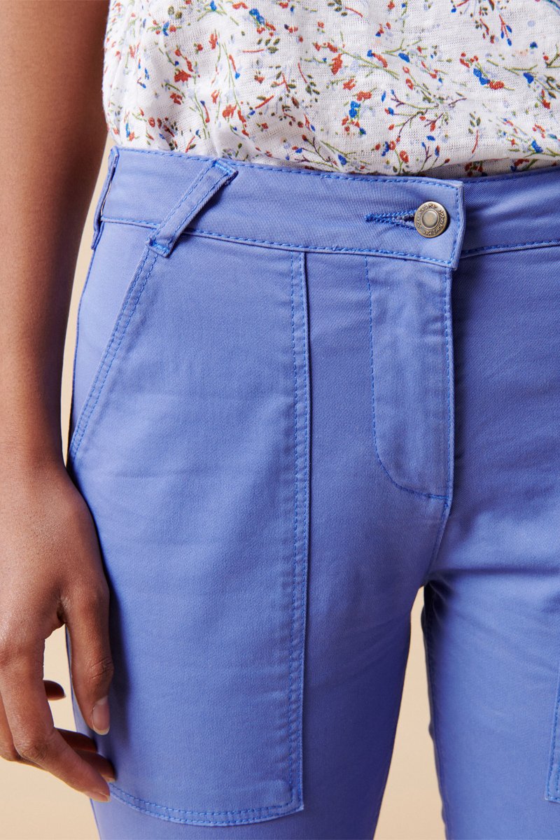 Karl Marc John - Pantalon Cargo 7/8 En Coton Biologique Petrus - Mauve