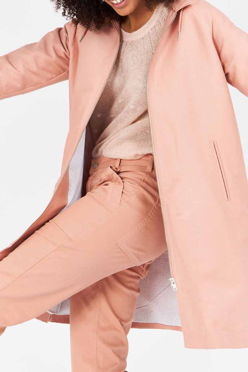 Latina Hooded Parka - Pink