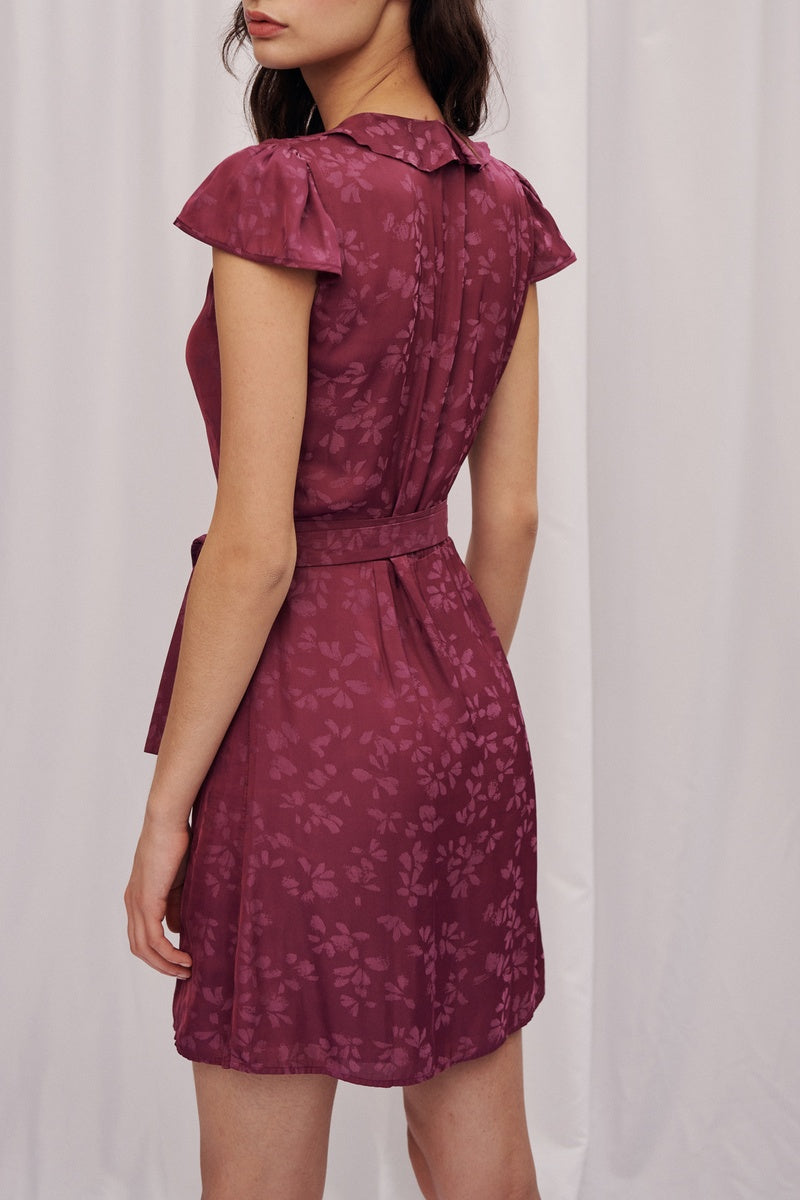 Wrap Dress - Plum