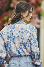 Cassie Oversized Shirt - Blue