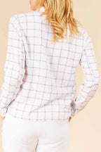 Blusa De Lino Campestre - Blanco