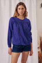 Cotillon Blouse - Blue