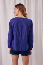 Cotillon Blouse - Blue