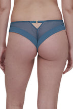 Tanga Fleurs Si - Denim Blue