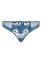 Tanga Fleurs Si - Denim Blue