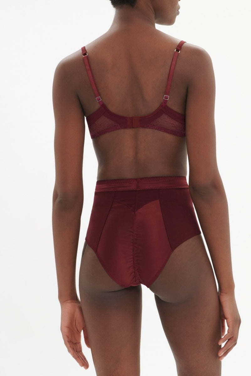 Culotte Taille Haute Eve - Rouge