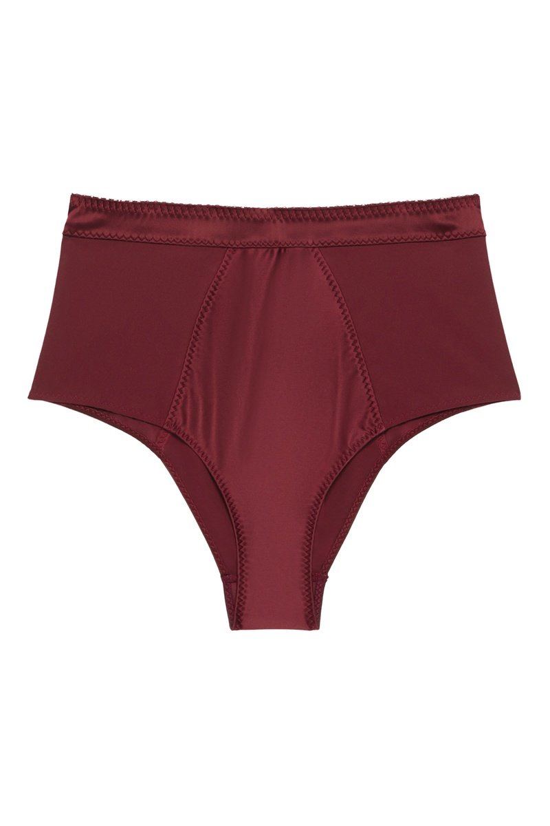 Eve High-Waist Knicker - Red