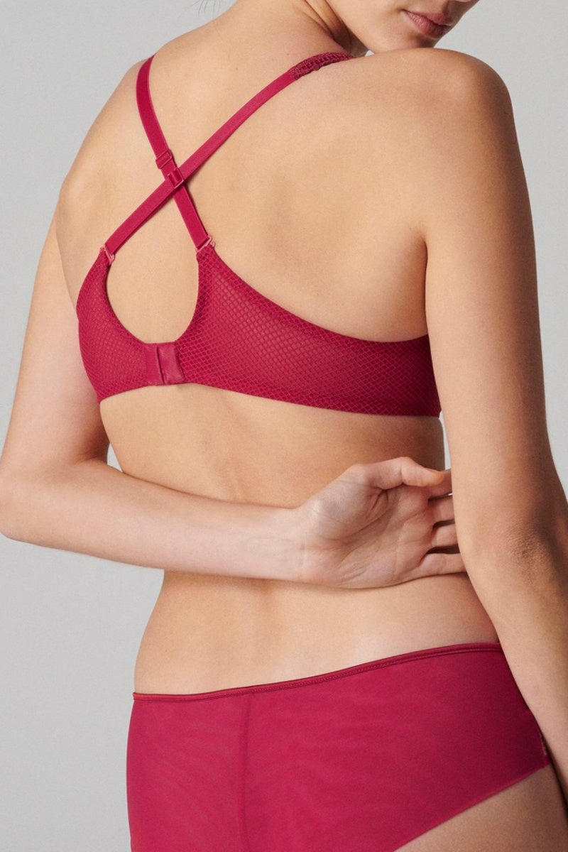 Dahlia 3D Spacer Moulded Underwired Bra - Raspberry