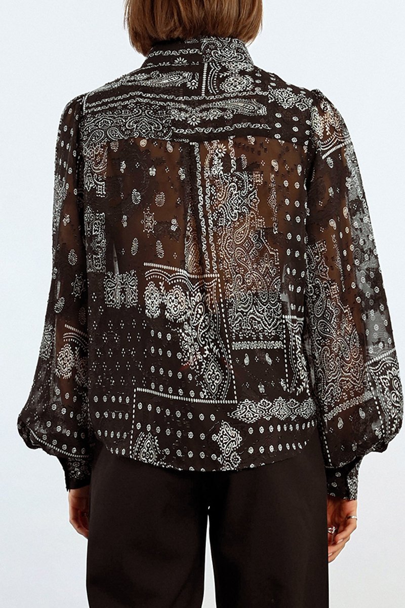 Blusa - Negro - Lili Sidonio - Mujer