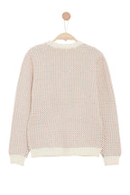 Gilet Gelaty - Ecru Et Rouge