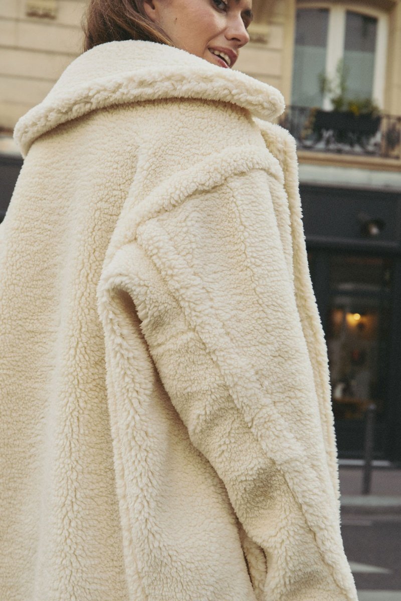 Wool Coat - Ecru
