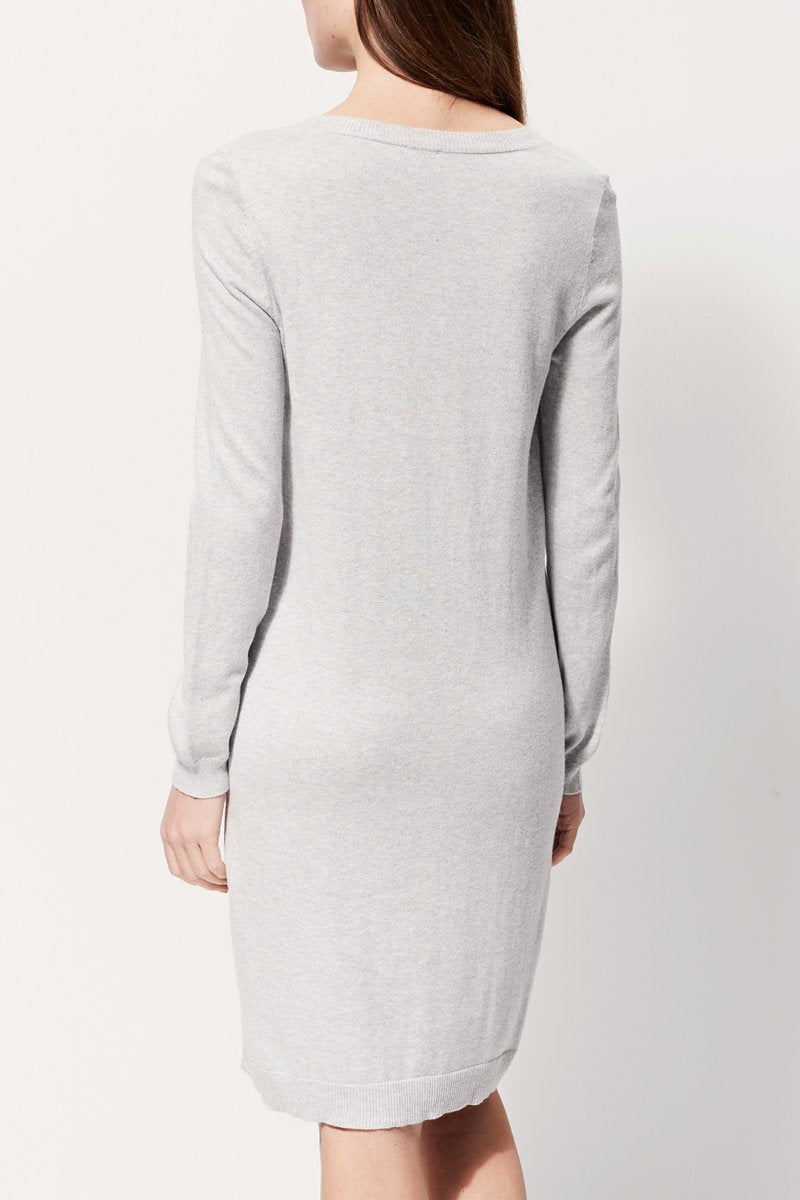 Vestido Jersey Richelet - Gris Claro
